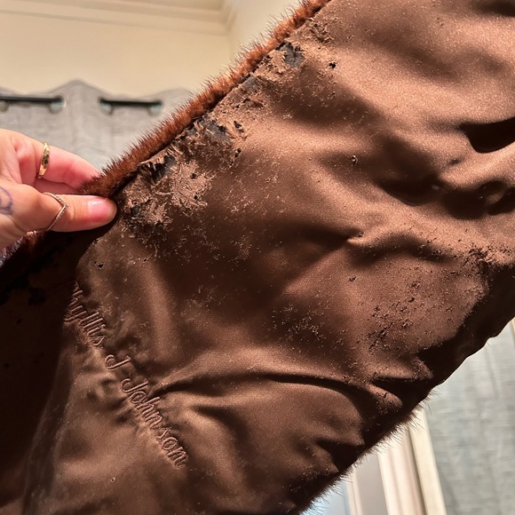 Burdines Mink Fur Stole Wrap - Picture 4 of 11